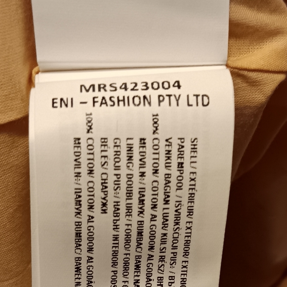 Mon Renn| *Missing* Hook Surreal Midi Dress 100% Cotton Abstract Print US M  Tag - Picture 10 of 13